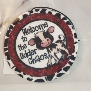 Welcome to the Udder Chaos Cow Car Air Freshener